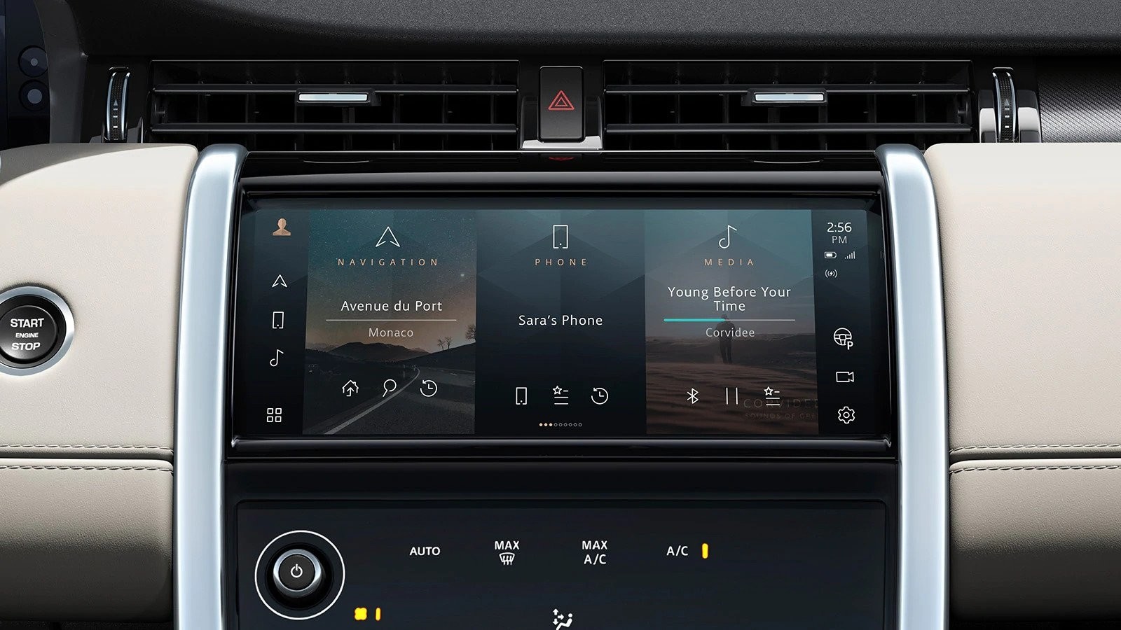 DISCOVERY SPORT displej